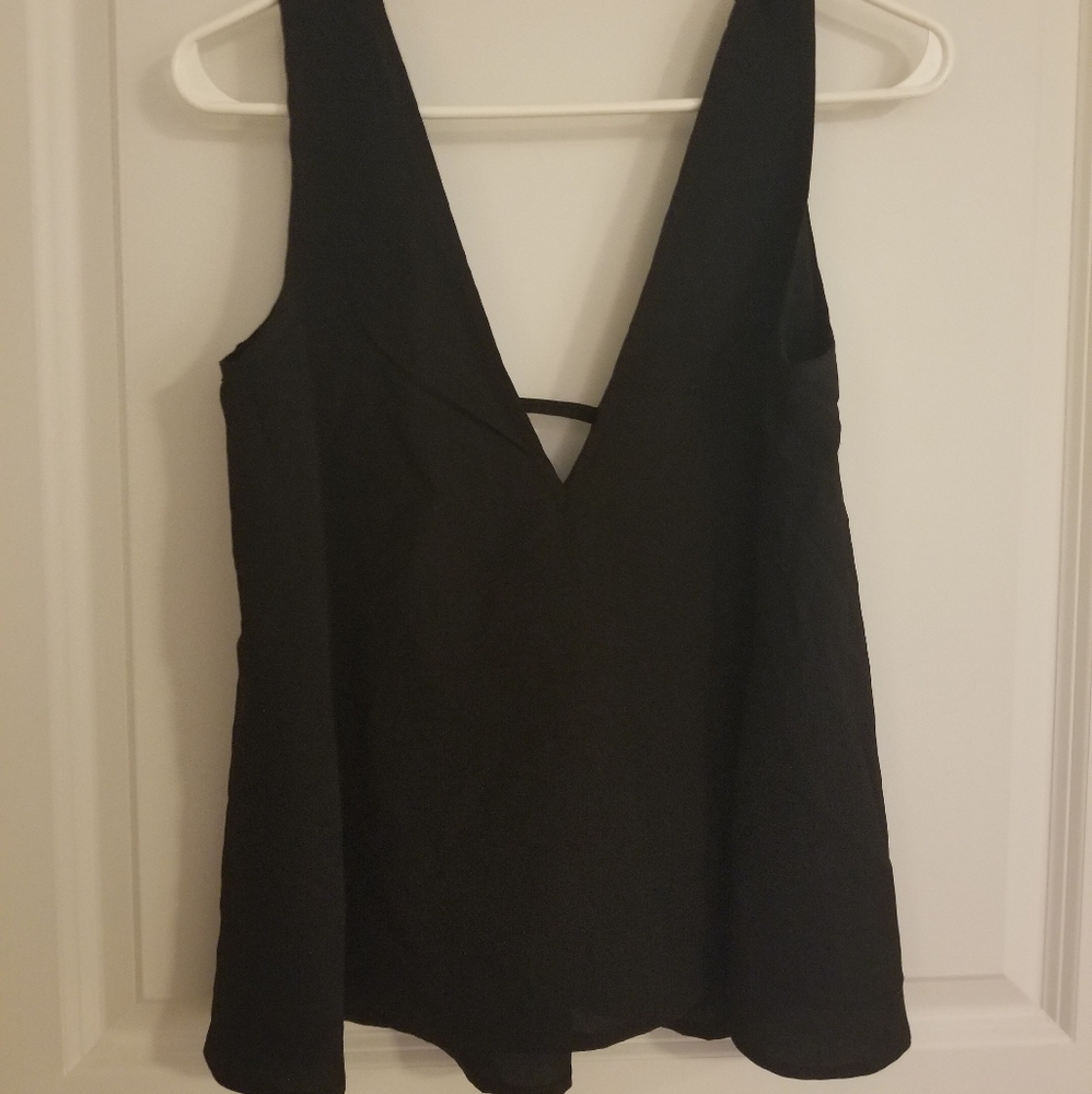 Loose Black Tank Top